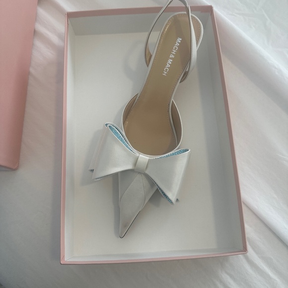 Mach & Mach satin kitten heel - Picture 1 of 3